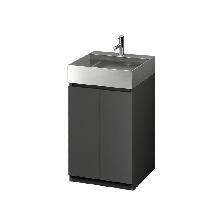 洗面台 ファインエッジ洗面台 W450mm（スタンディング・木製） - Brezza